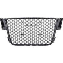 AUDI A5 8T 07-11 Honeycomb Blanksvart Sportgrill RS-Look (med PDC) DIEDERICHS